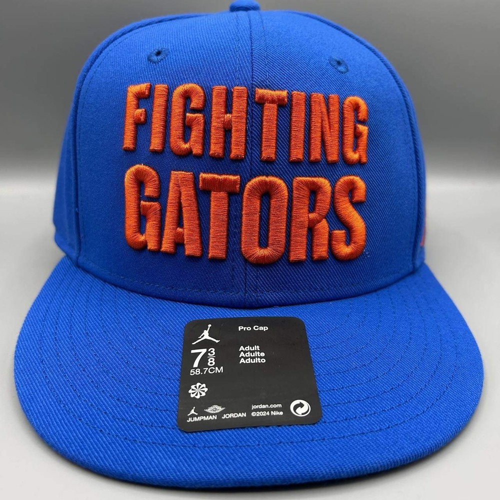Florida Gators x Air Jordan Pro Hat Men 7 3/8 Dri-Fit Jumpman Fitted Cap New